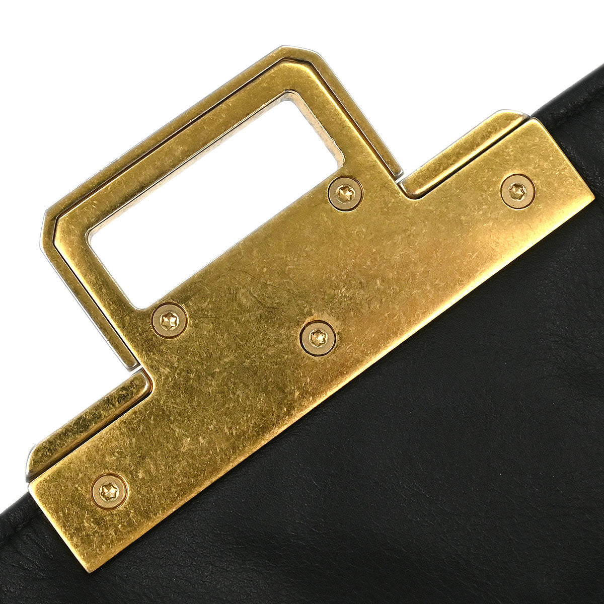 Chanel 2011 Black Lambskin Mademoiselle Lock Shoulder Bag