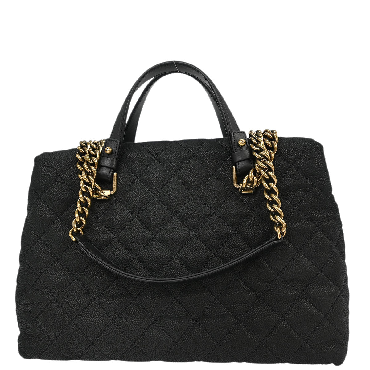 Chanel 2012-2013 Black Caviar 2way Shoulder Handbag