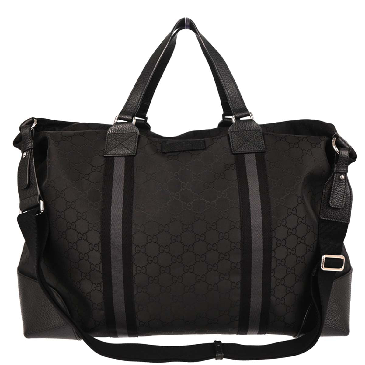 Gucci Black Nylon 2way Shoulder Handbag