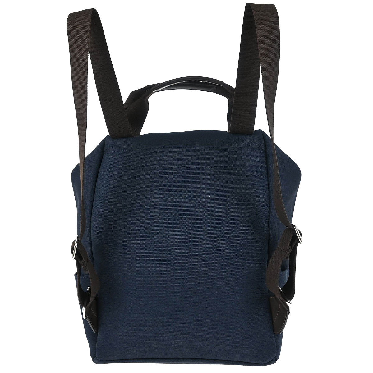 Hermes Navy Toile Officier Sac De Pansage Groom Backpack