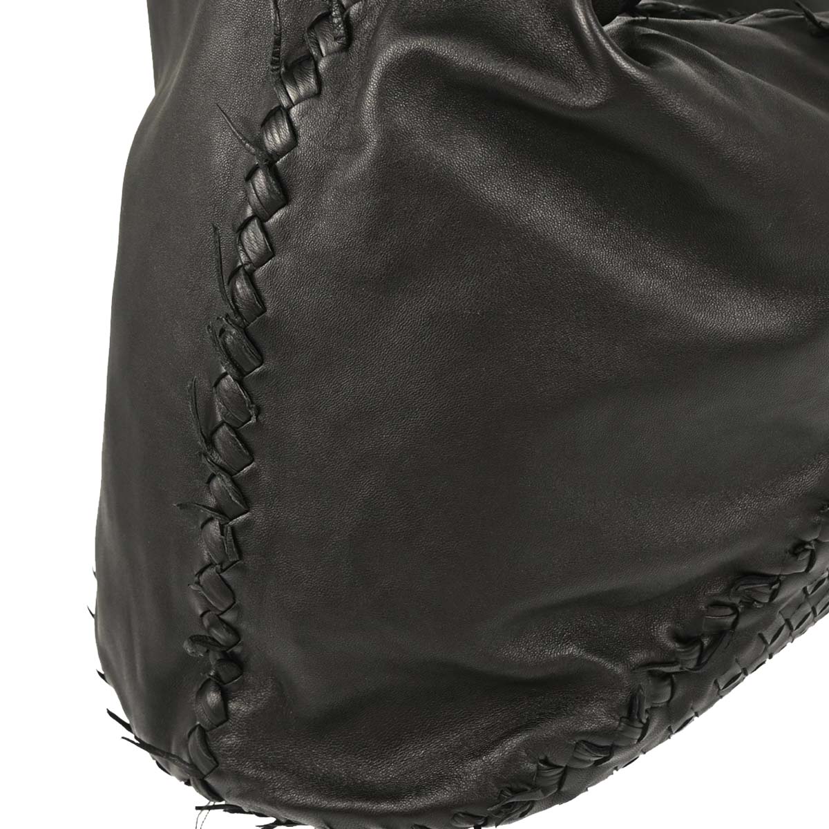 Bottega Veneta Black Intrecciato Tote Handbag