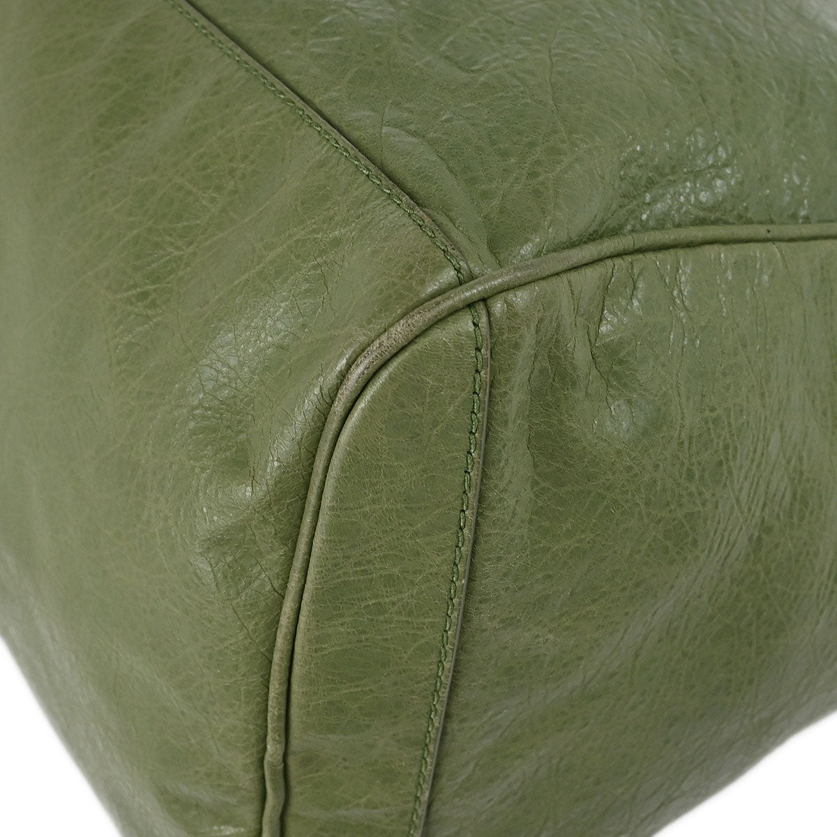 Balenciaga Green Squash 2way Shoulder Duffel Handbag
