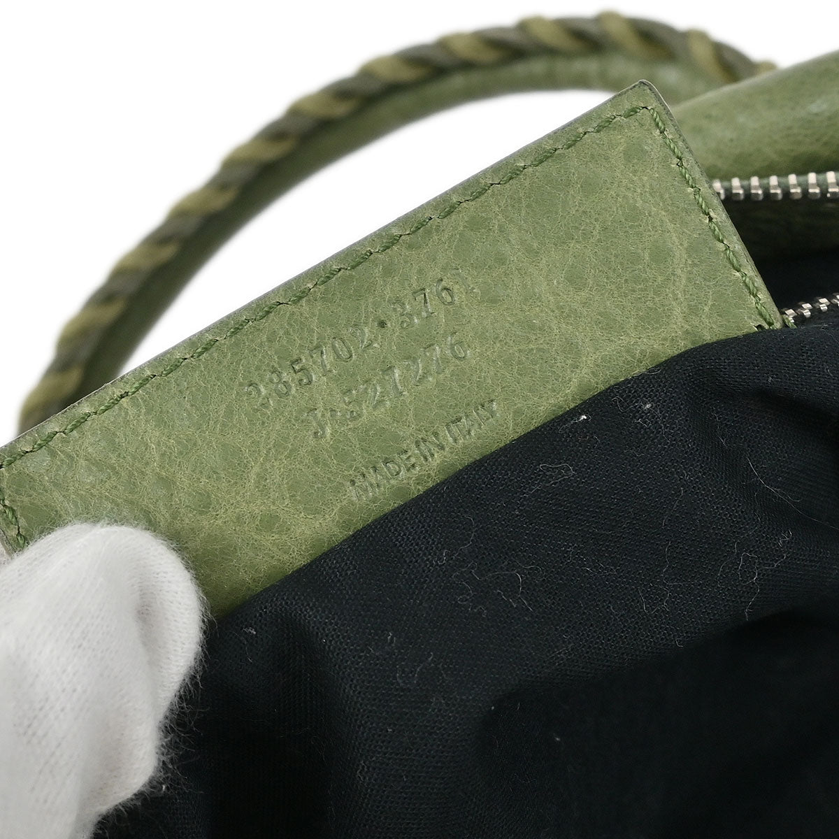 Balenciaga Green Squash 2way Shoulder Duffel Handbag
