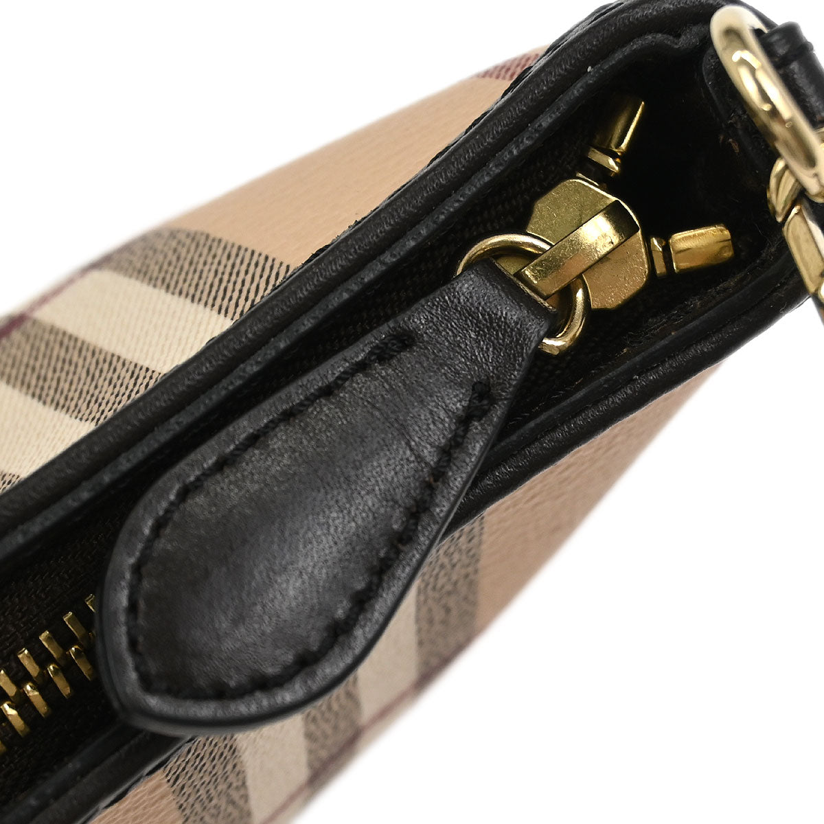 Burberry Beige PVC House Check Handbag