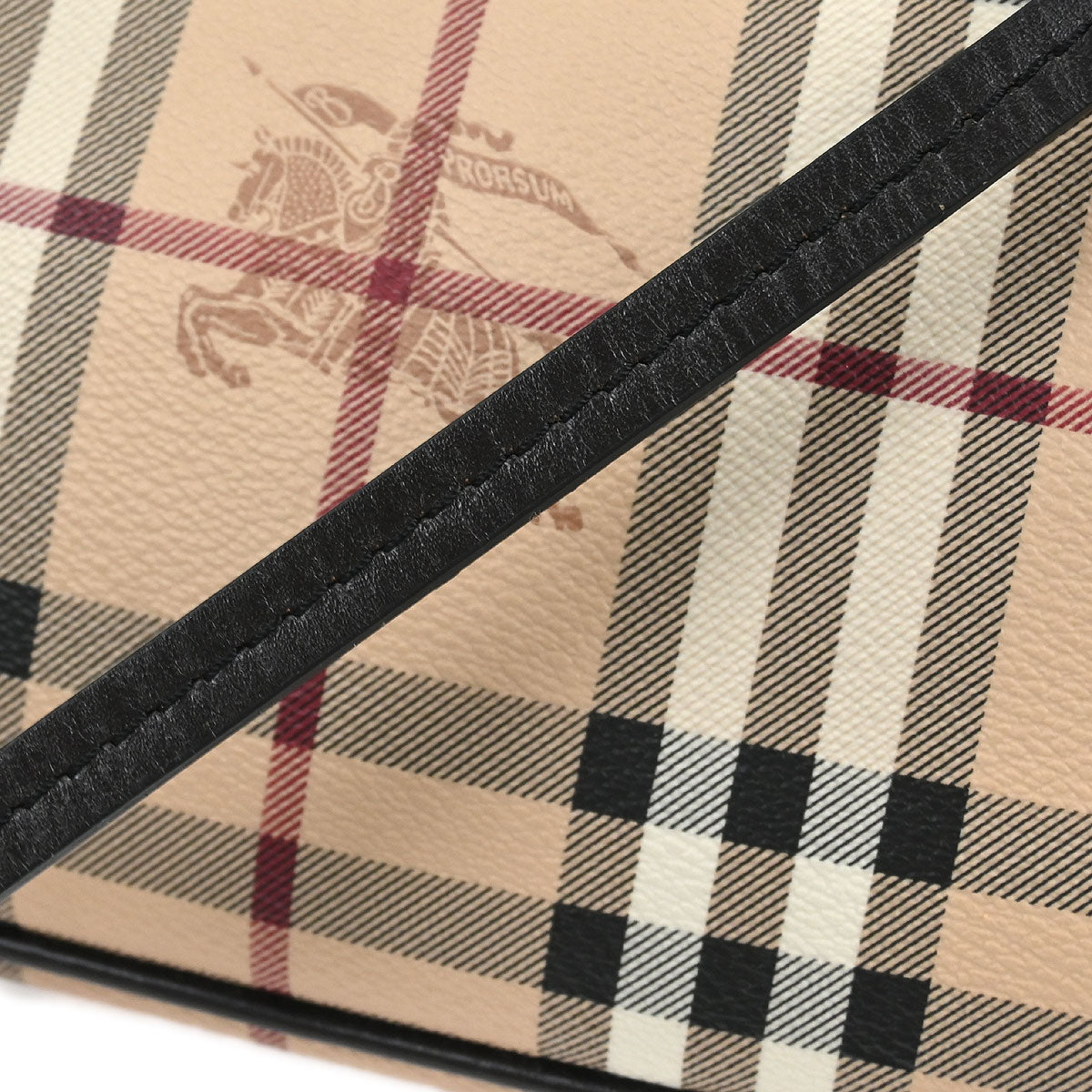 Burberry Beige PVC House Check Handbag