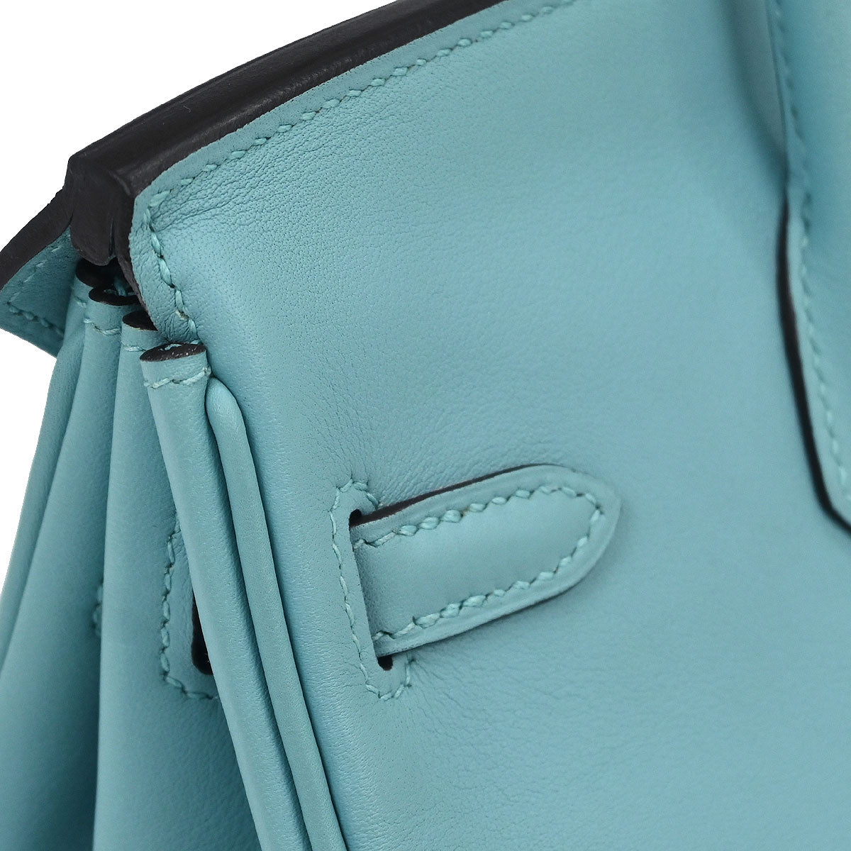 Hermes 2015 Swift Blue Atoll Birkin 25 Handbag