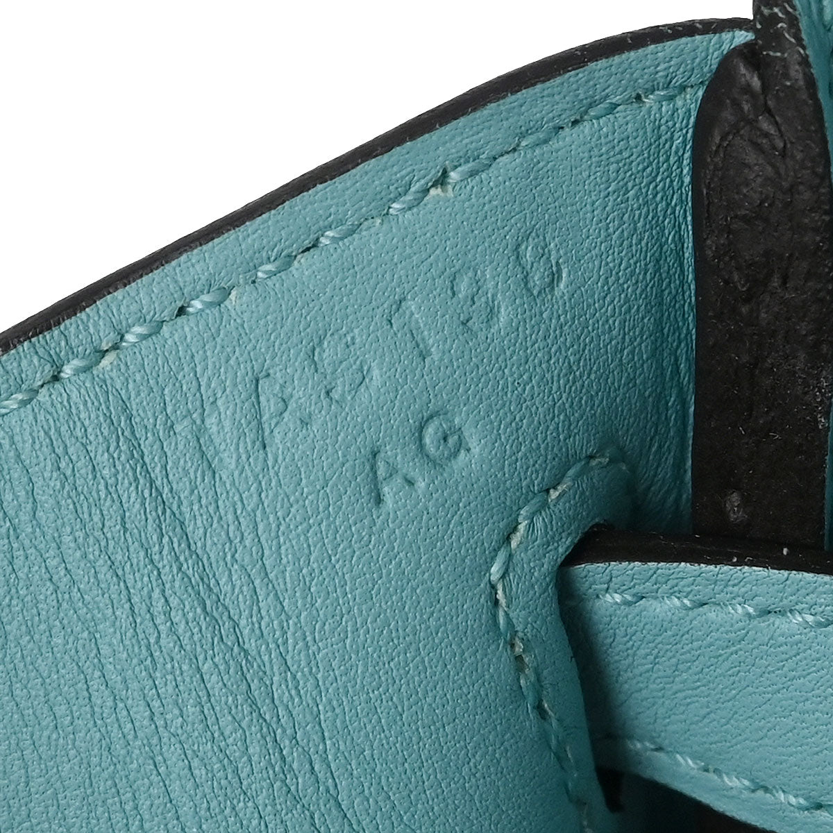 Hermes 2015 Swift Blue Atoll Birkin 25 Handbag