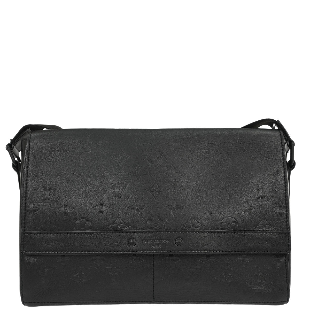Louis Vuitton 2019 Black Monogram Shadow Sprinter Messenger bag M44729