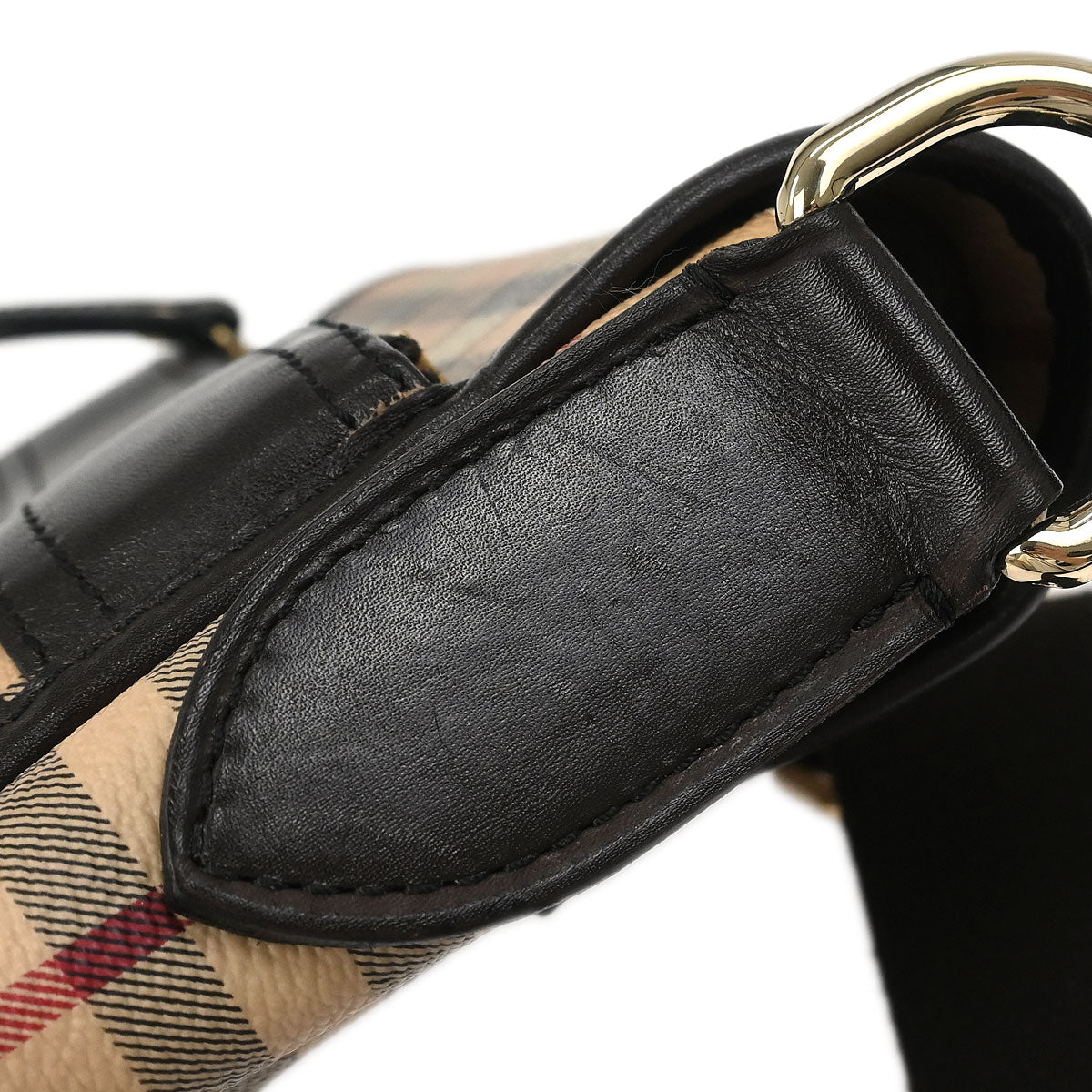 Burberry Beige House Check Shoulder Bag