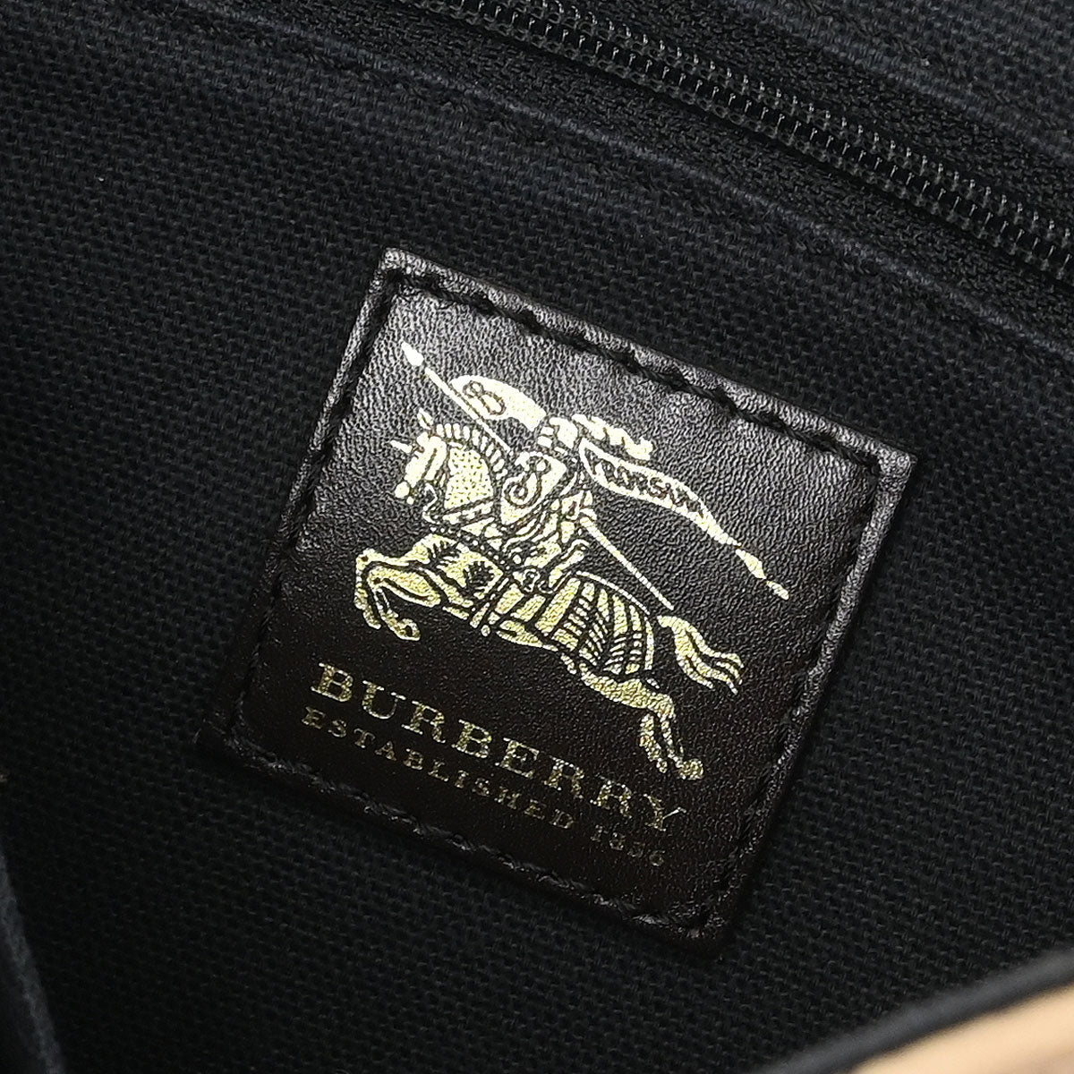 Burberry Beige House Check Shoulder Bag