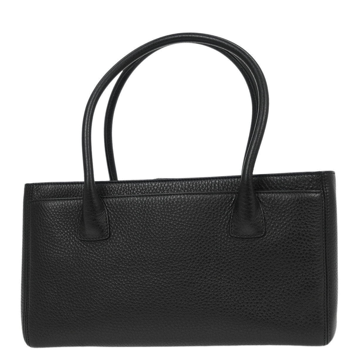 Chanel Black Deerskin Executive Cerf Tote Handbag
