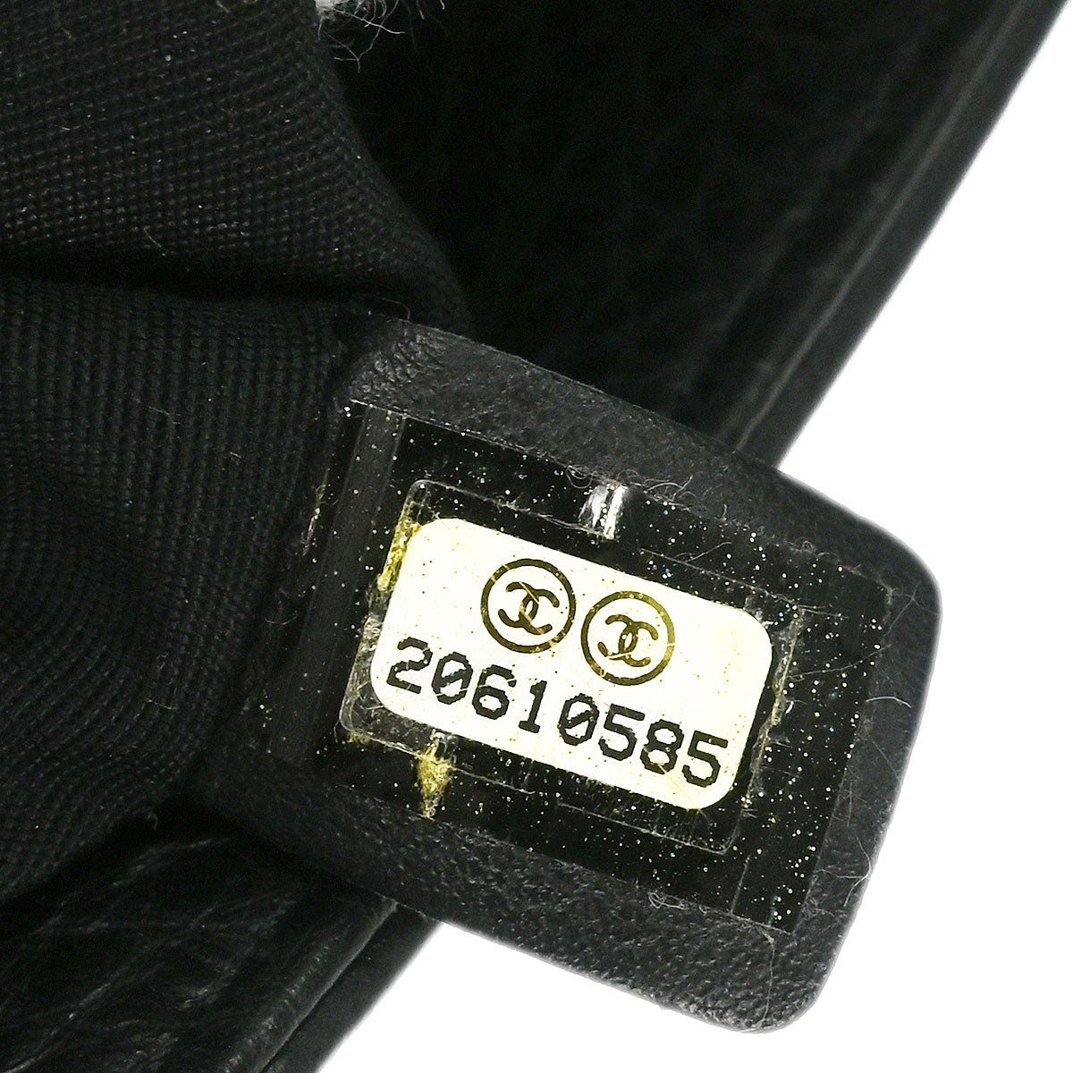 Chanel Black Deerskin Executive Cerf Tote Handbag