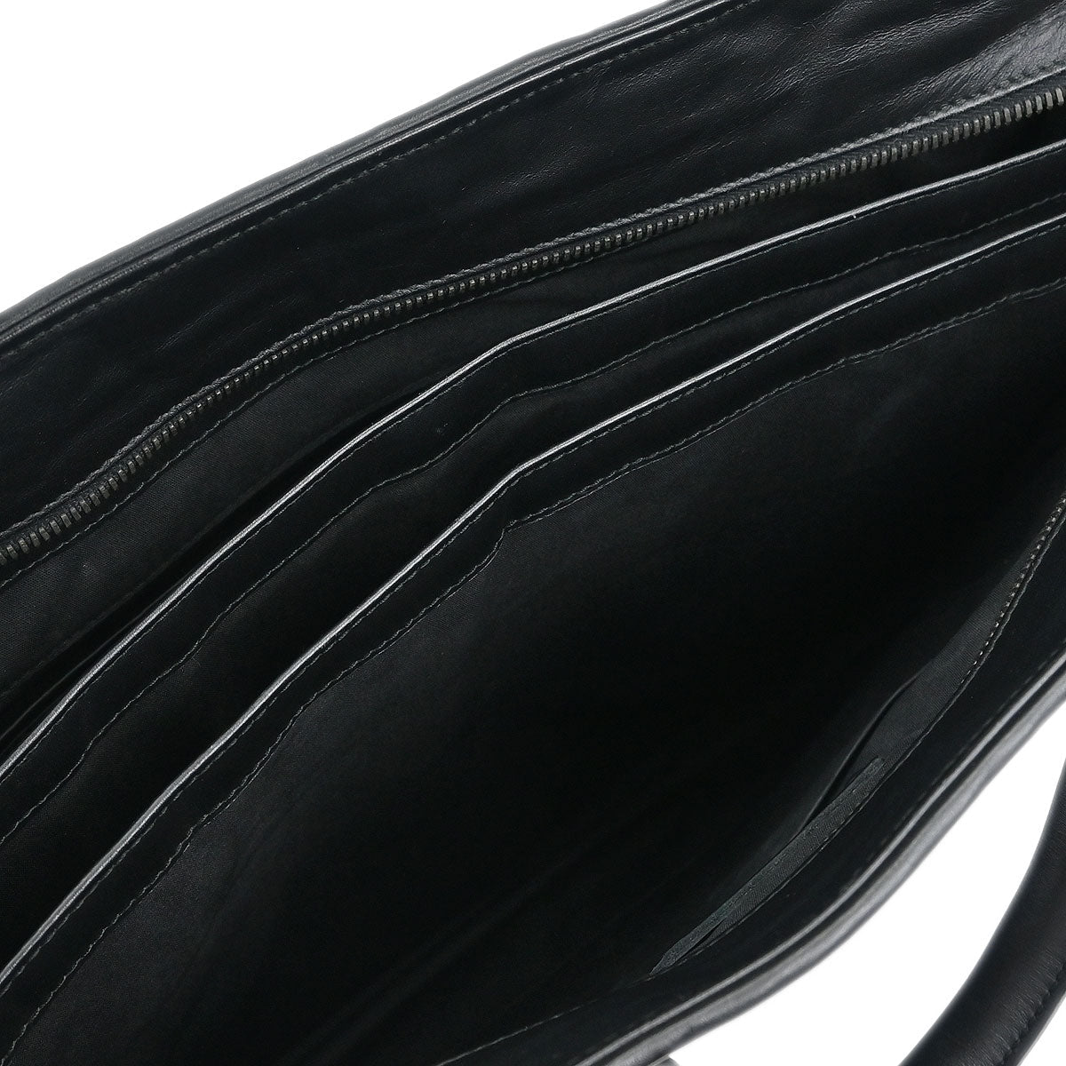 Bottega Veneta Black Intrecciato Business Handbag