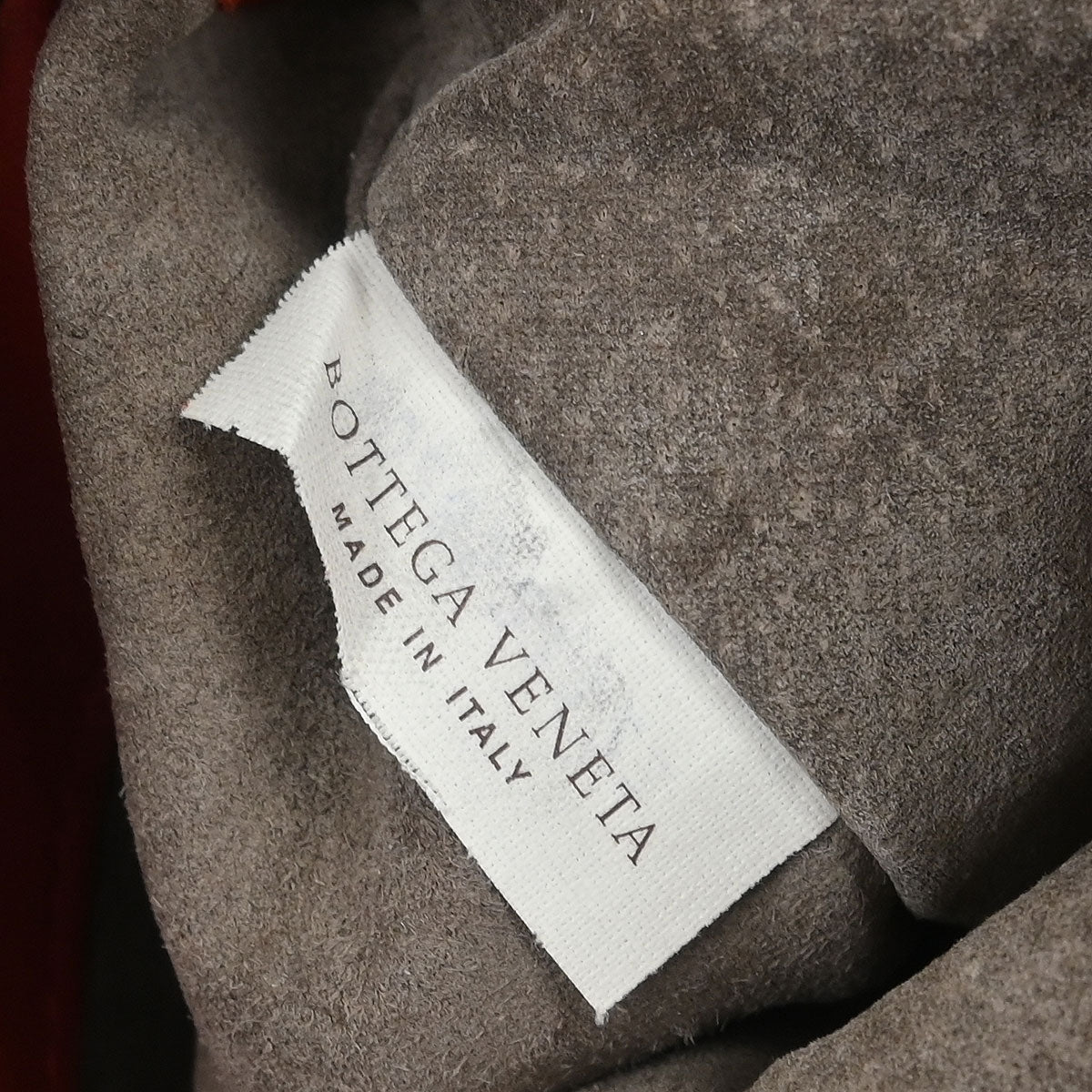 Bottega Veneta Red Intrecciato Handbag