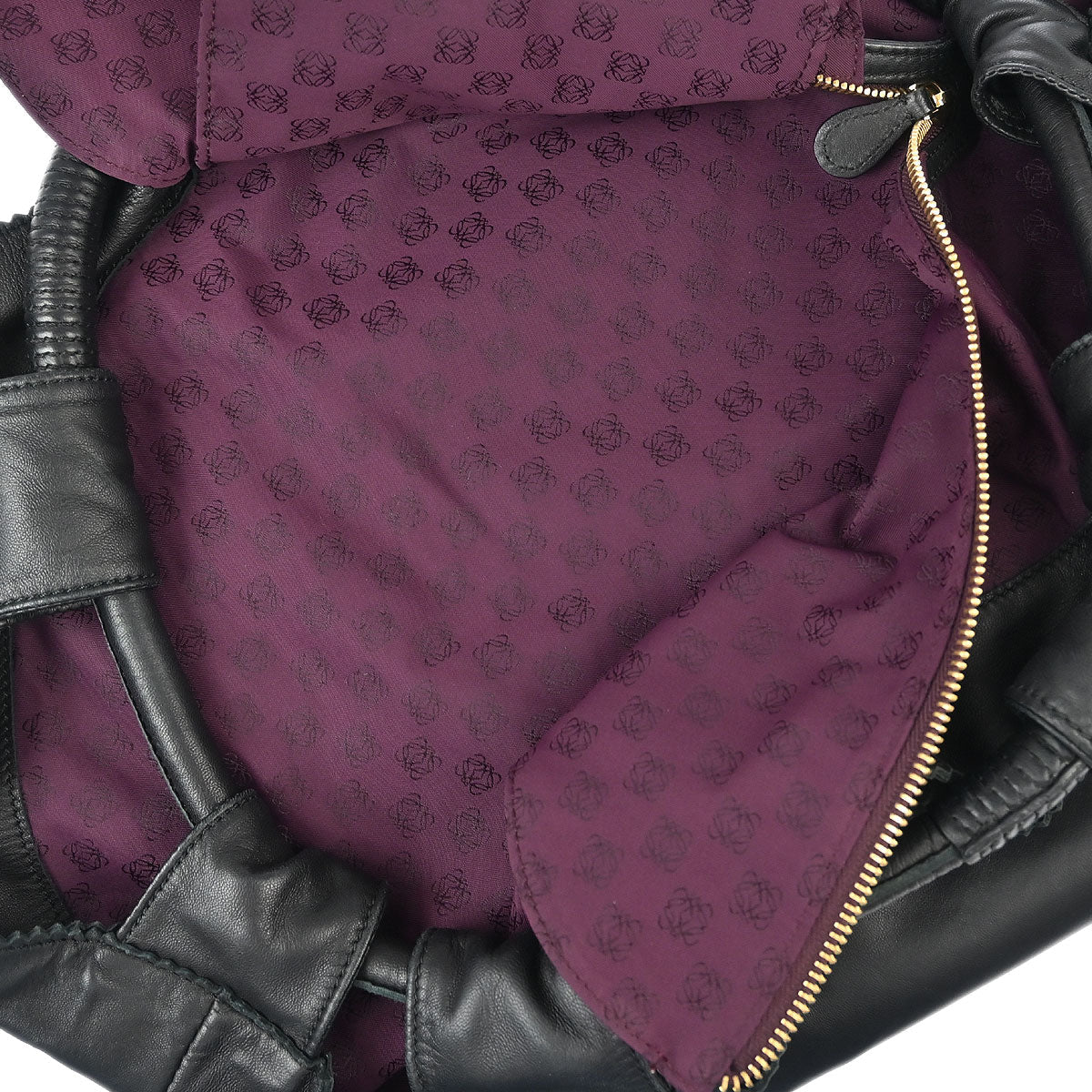 Loewe Black Lambskin Nappa Aire Tote Bag