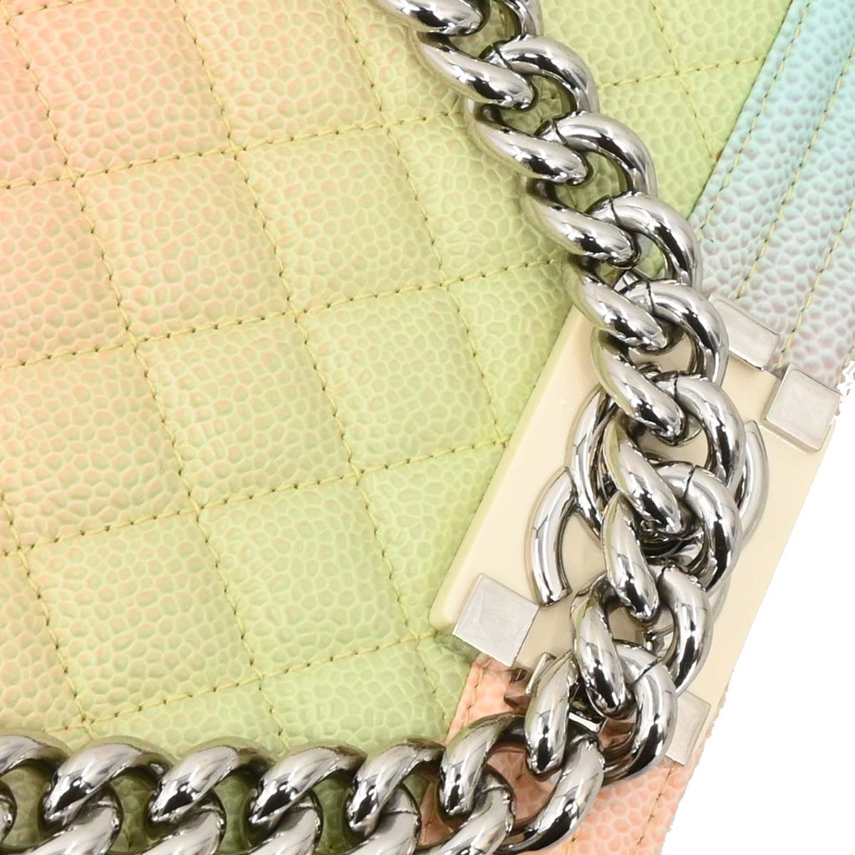 Boy 2018 Chanel Pastel Color Caviar Medium Shoulder Bag