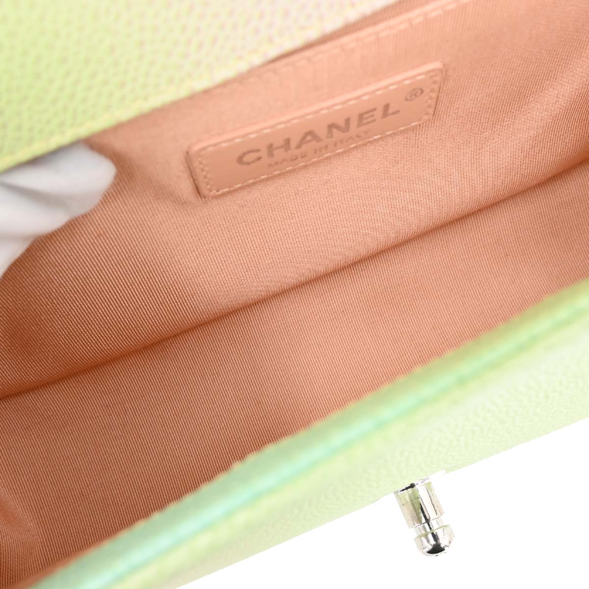 Boy 2018 Chanel Pastel Color Caviar Medium Shoulder Bag