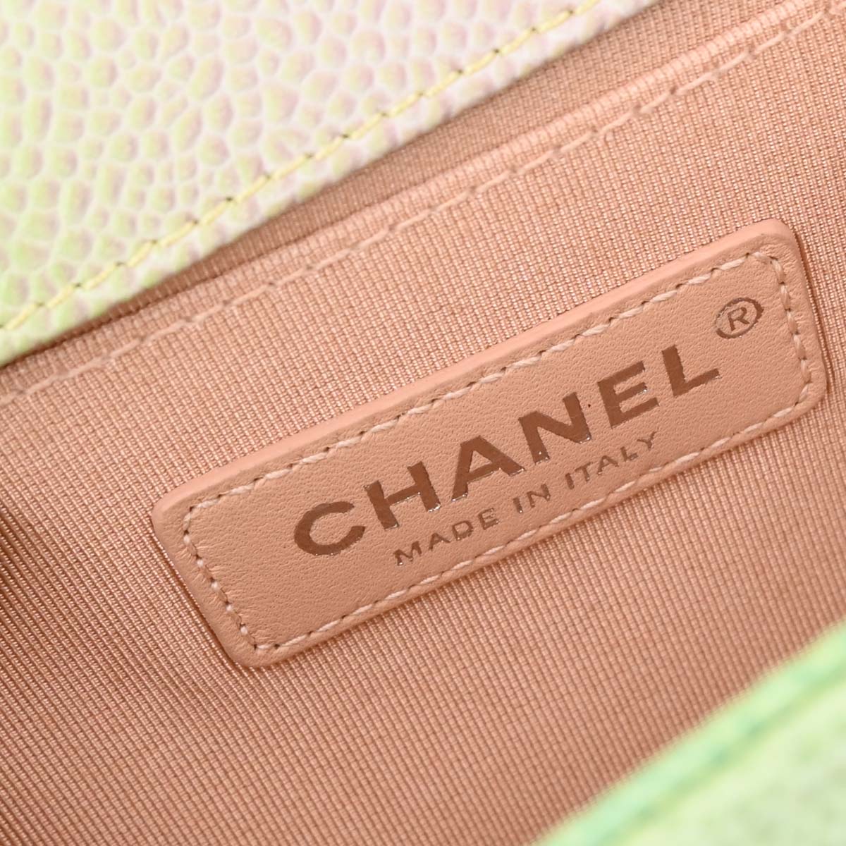 Boy 2018 Chanel Pastel Color Caviar Medium Shoulder Bag