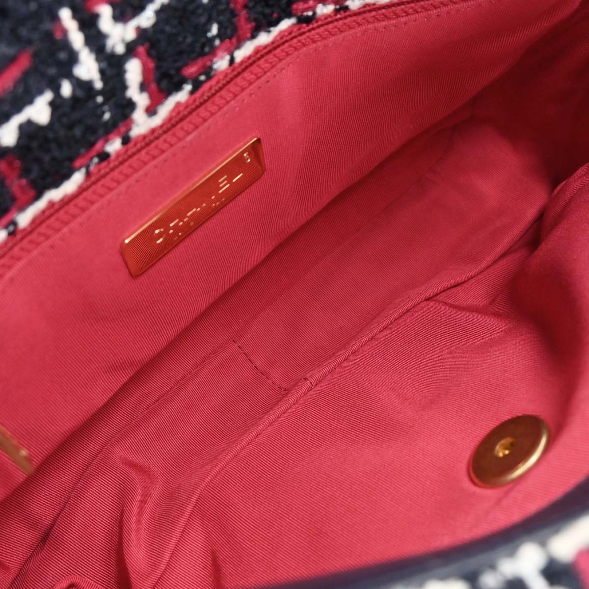 Chanel 2019 Navy Tweed Chanel 19 2way Shoulder Handbag