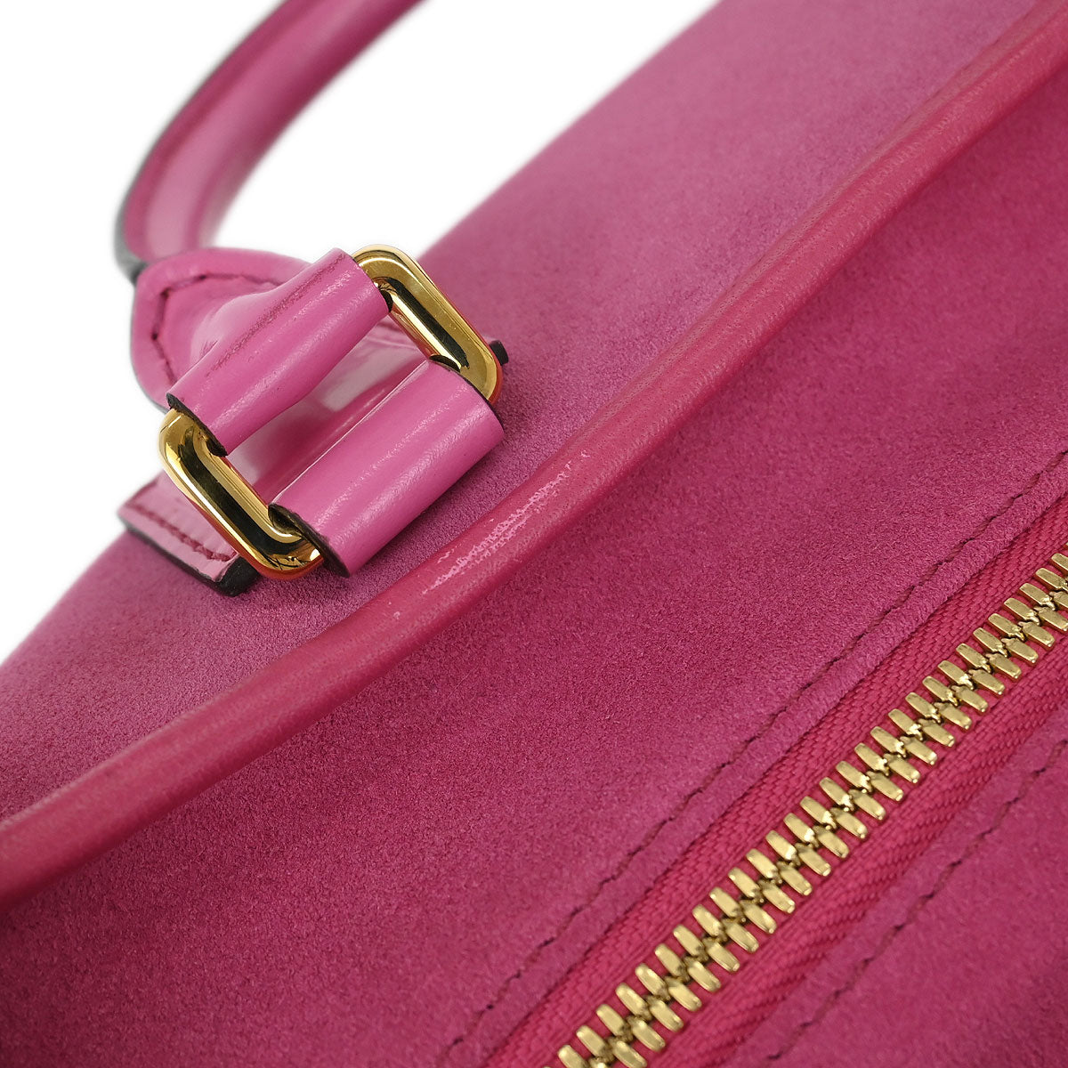 Loewe Pink Suede Leather Amazona 28 Handbag
