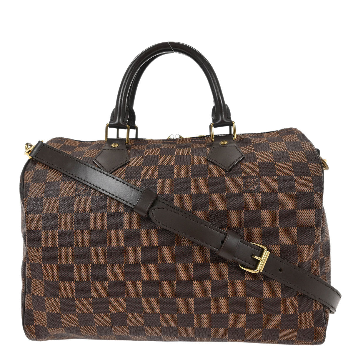 Louis Vuitton Damier Speedy Bandouliere 30 2way Shoulder Handbag N41183