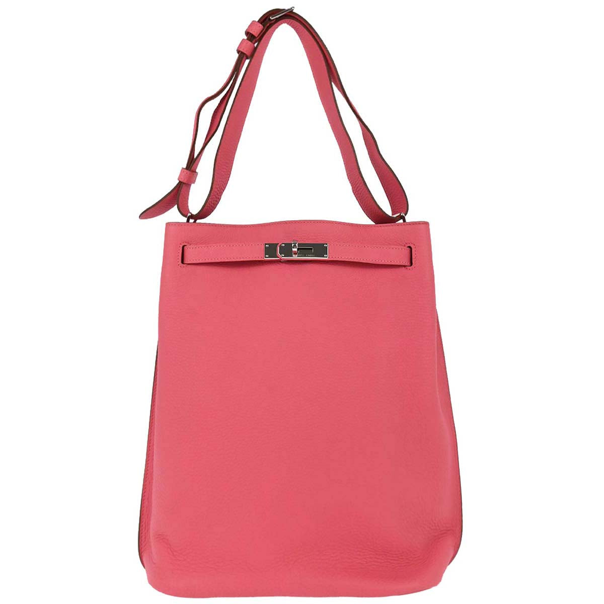Hermes Rose Lipstick Togo So Kelly 26 Shoulder Bag