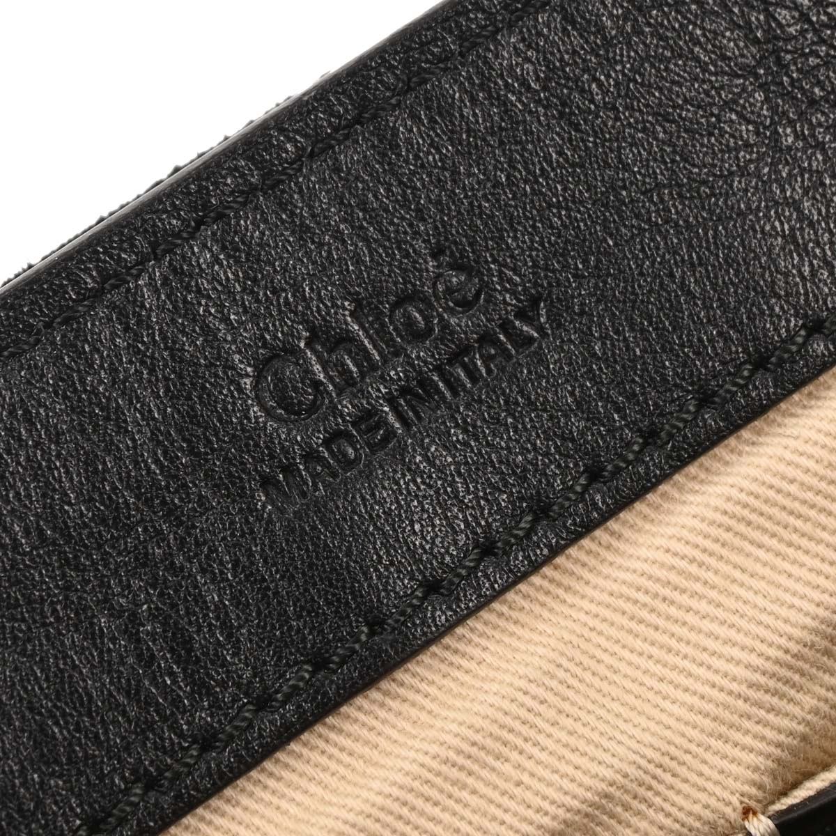 Chloe Black Leather Faye Day 2way Shoulder Handbag