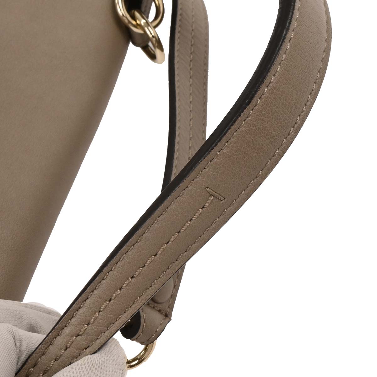 Chloe Gray Leather Faye Day 2way Shoulder Handbag