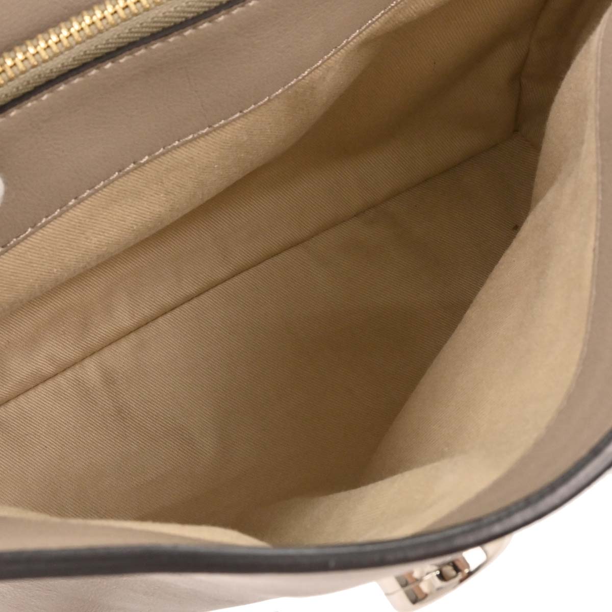 Chloe Gray Leather Faye Day 2way Shoulder Handbag