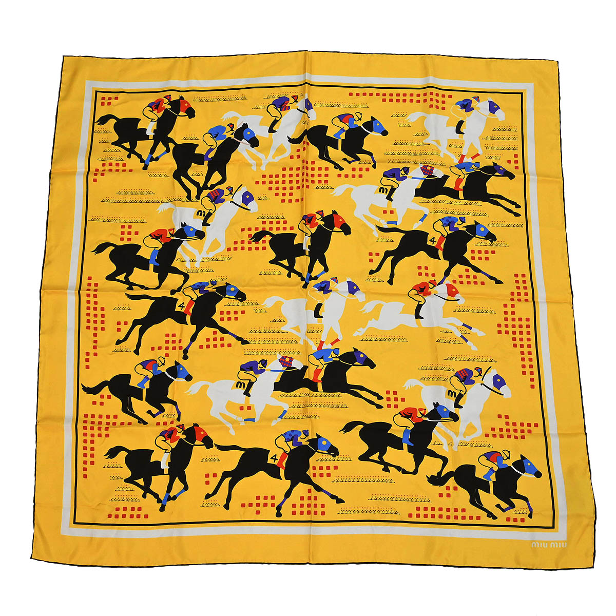 Miu Miu Scarf Yellow #TU Small Good