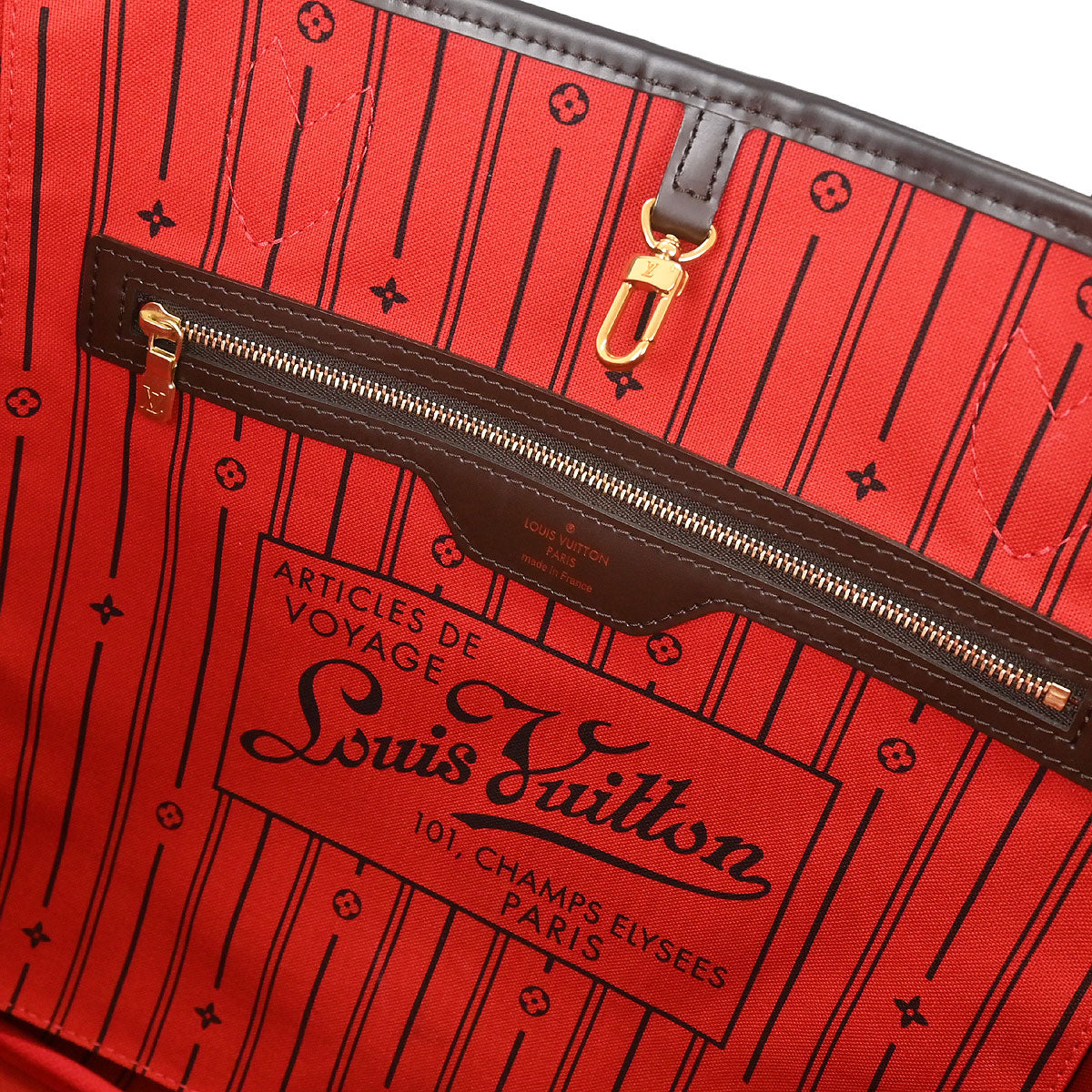 Louis Vuitton Damier Neverfull GM Tote Handbag N51106
