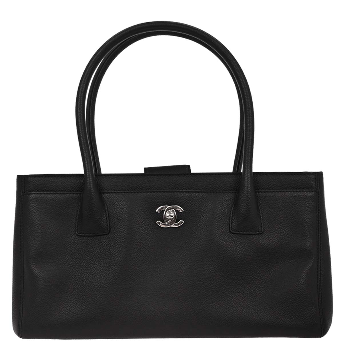 Chanel 2012-2013 Black Calfskin Executive Cerf Tote Bag