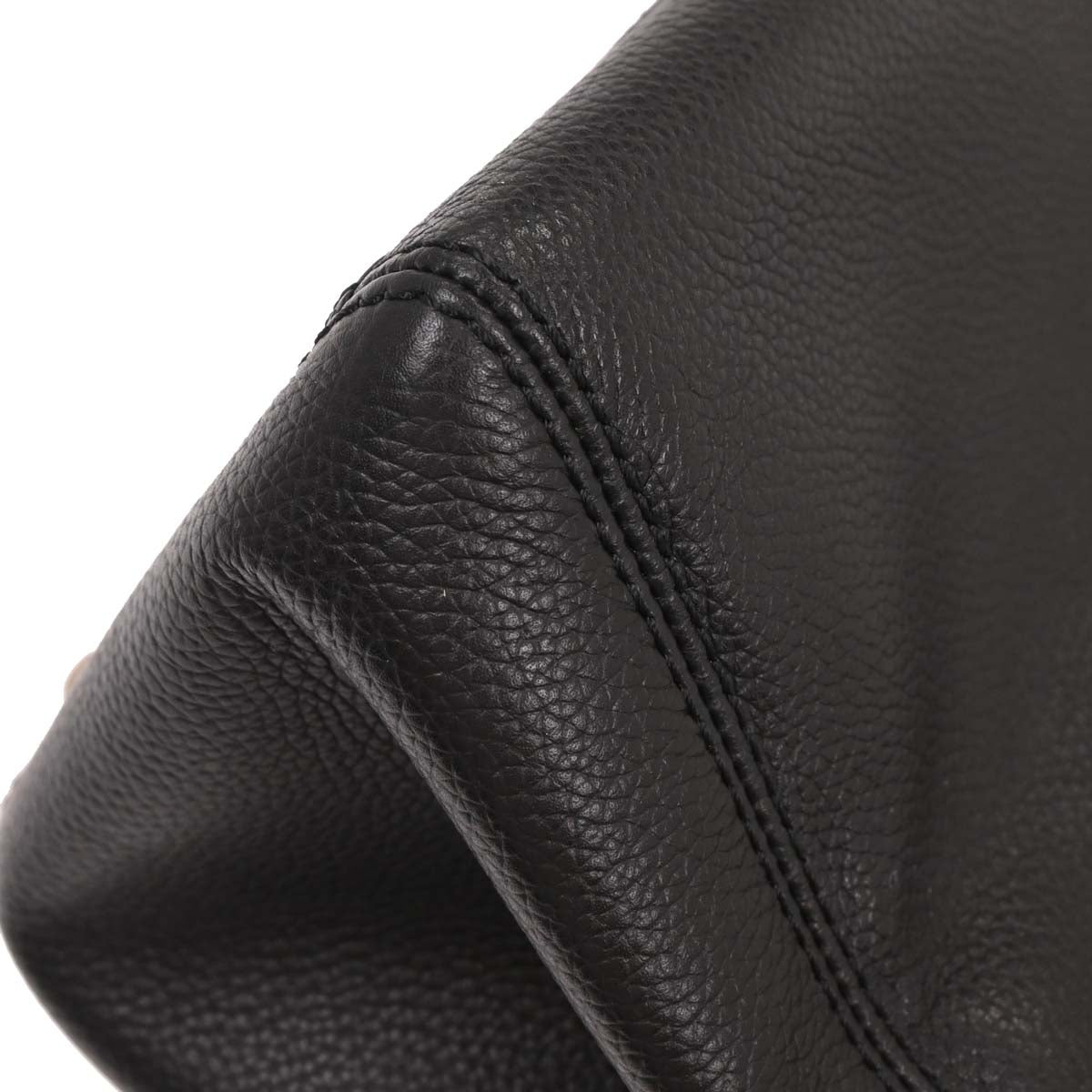 Chanel 2012-2013 Black Calfskin Executive Cerf Tote Bag
