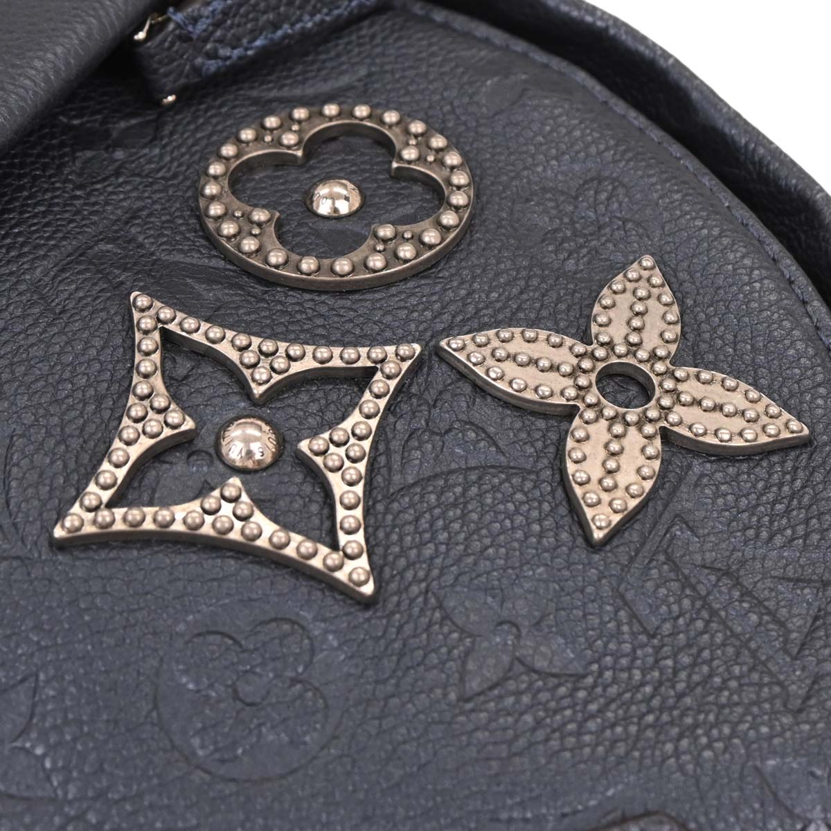 Louis Vuitton 2017 Blue Monogram Empreinte Sorbonne Backpack M43741