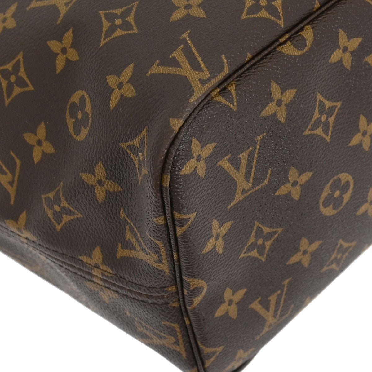 Louis Vuitton Monogram Neverfull MM Shoulder Tote Bag M40156