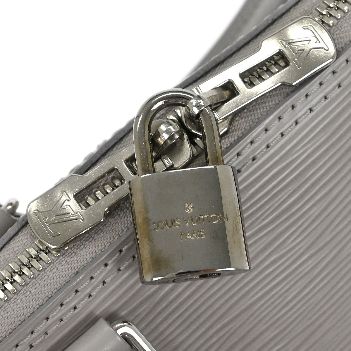 Louis Vuitton 2012 Gray Epi Alma PM Handbag M40621