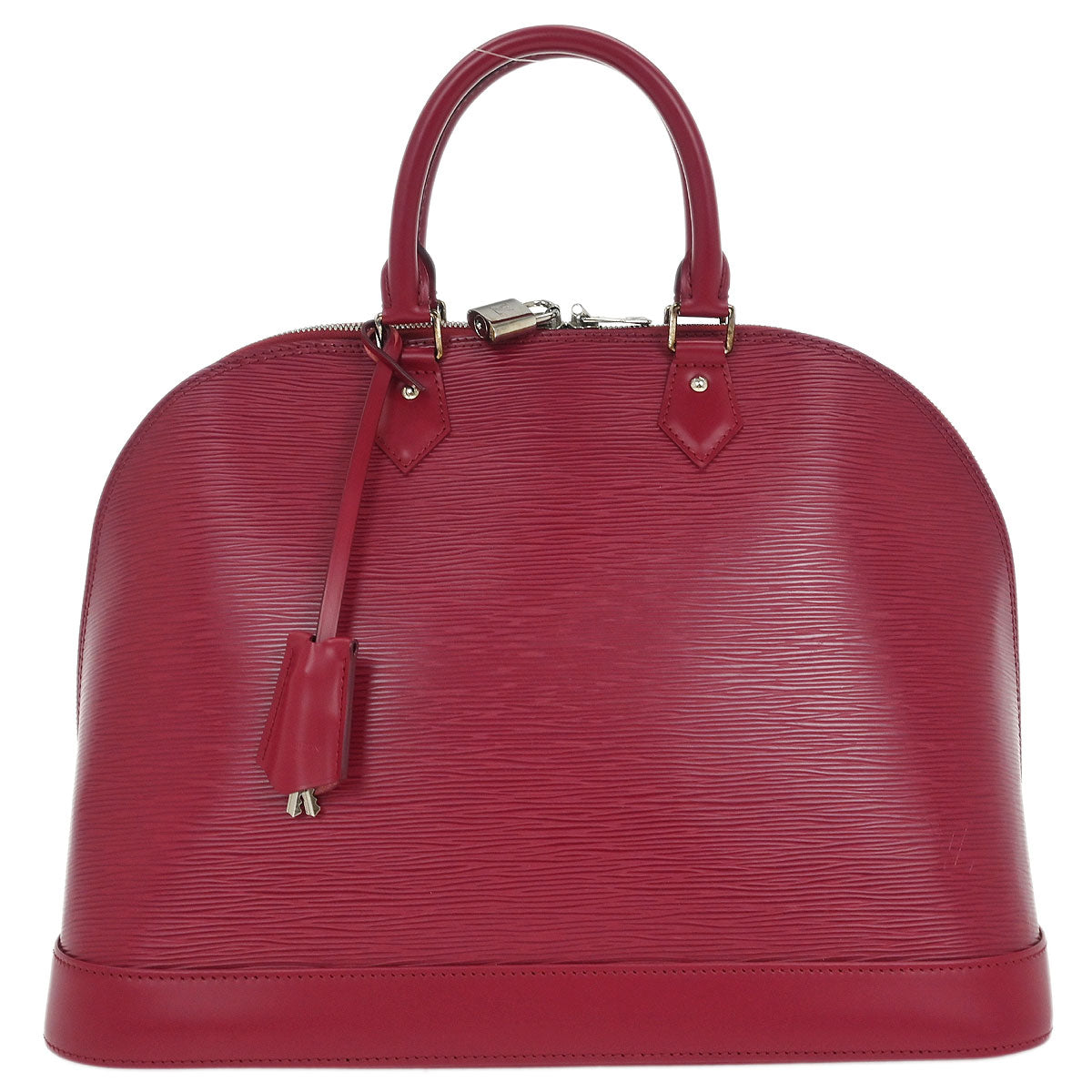 Louis Vuitton Dark Pink Epi Alma GM Handbag M40486