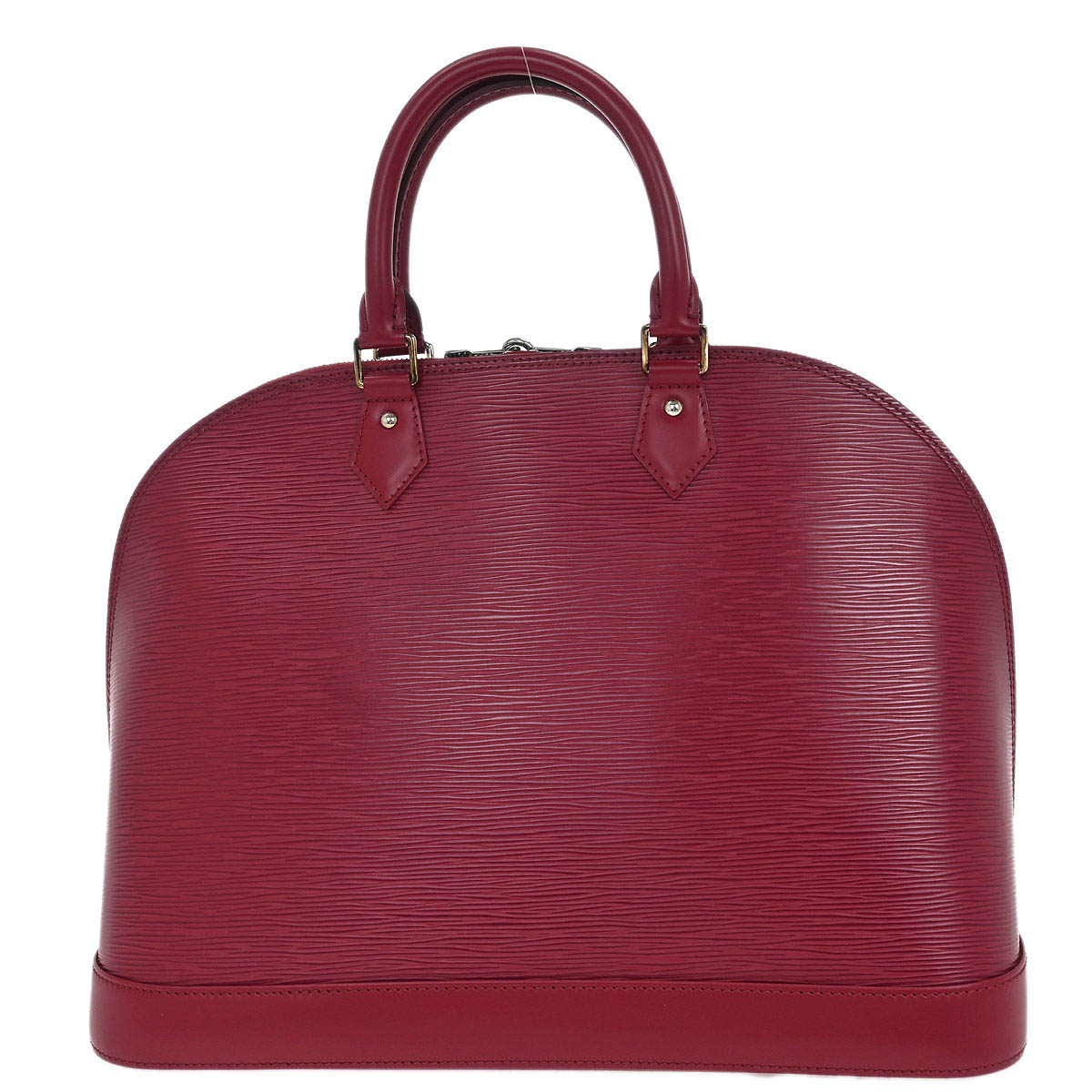 Louis Vuitton Dark Pink Epi Alma GM Handbag M40486