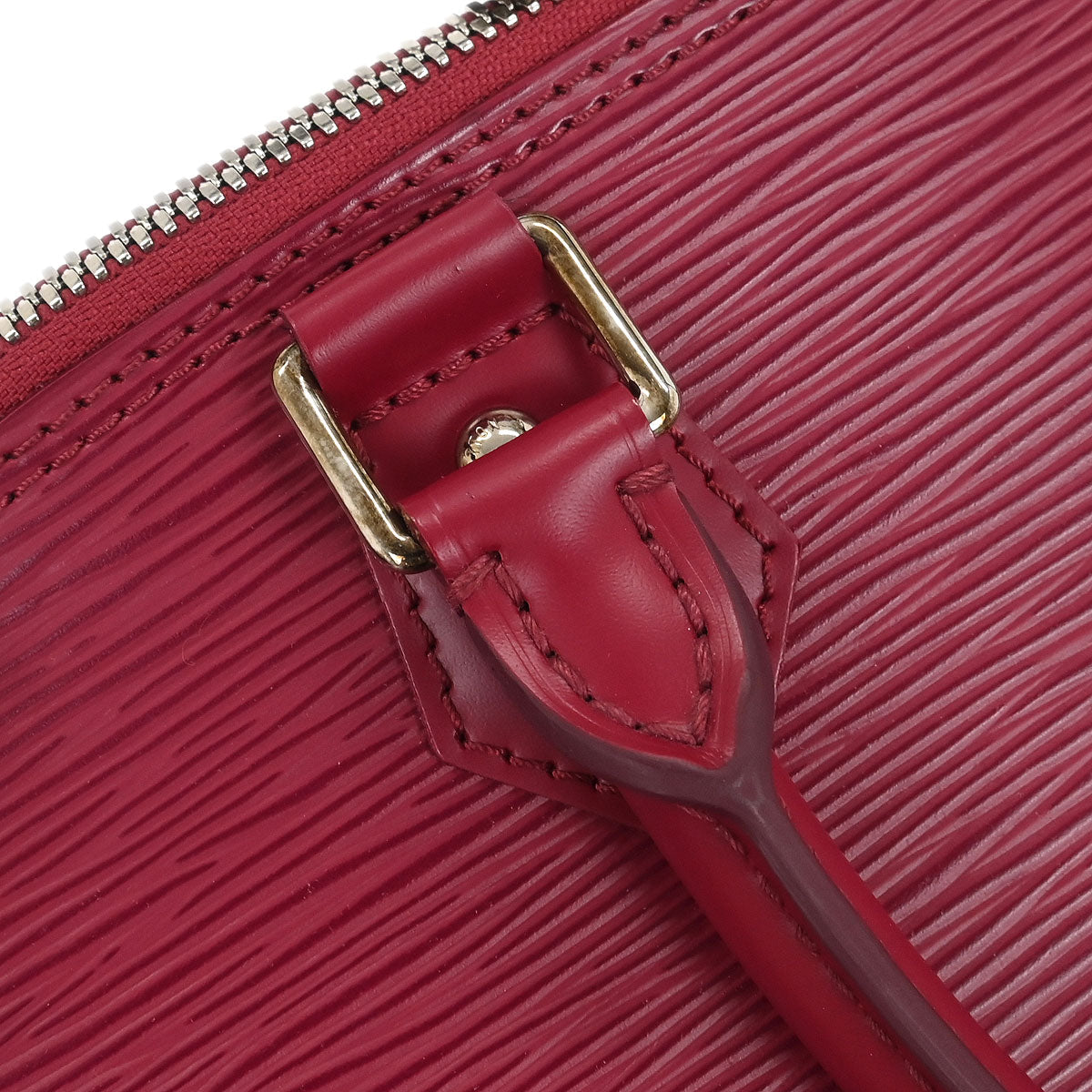 Louis Vuitton Dark Pink Epi Alma GM Handbag M40486