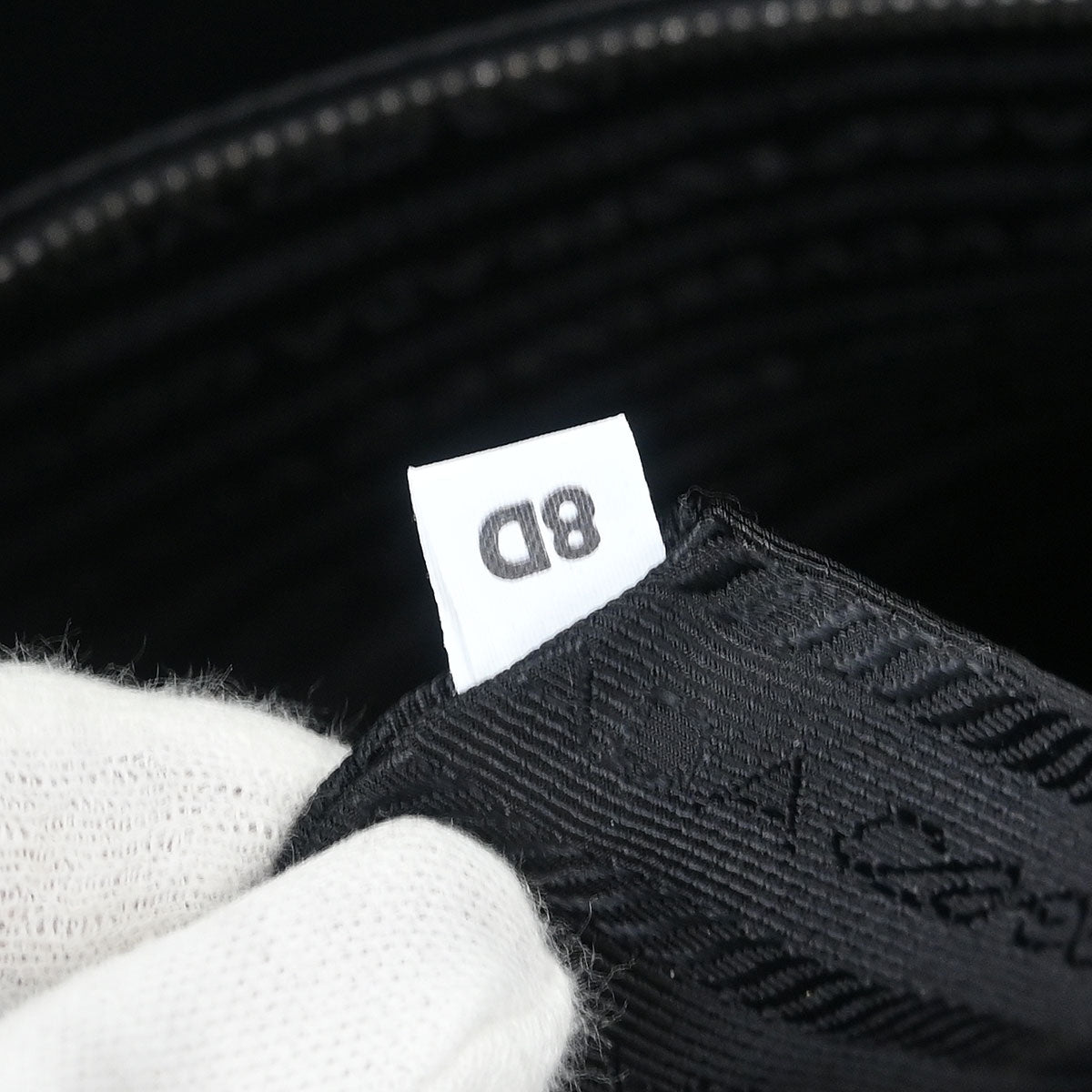 Prada Black Leather Travel Handbag
