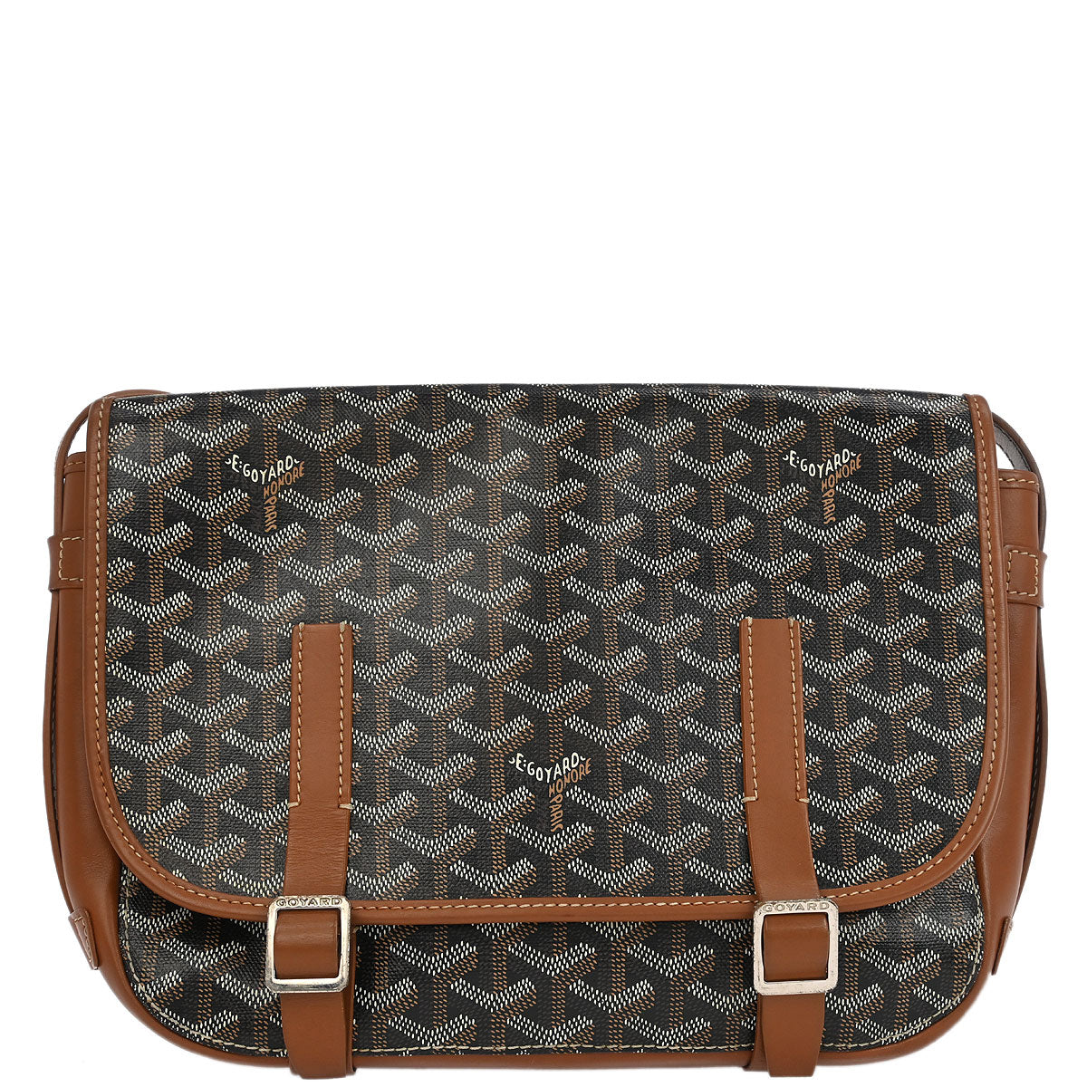 Goyard Black Belvedere MM Shoulder Bag