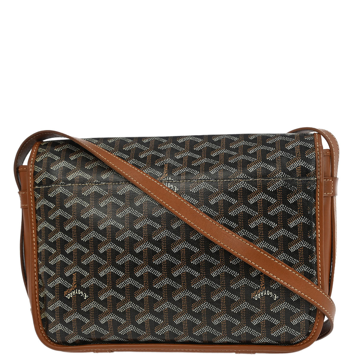 Goyard Black Belvedere MM Shoulder Bag