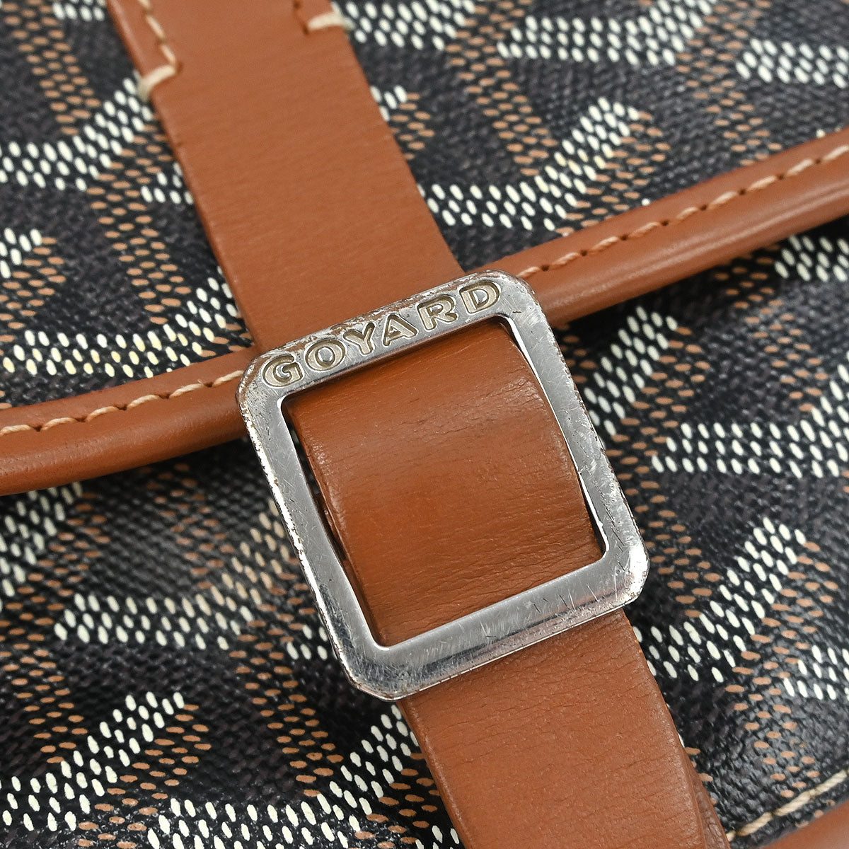 Goyard Black Belvedere MM Shoulder Bag