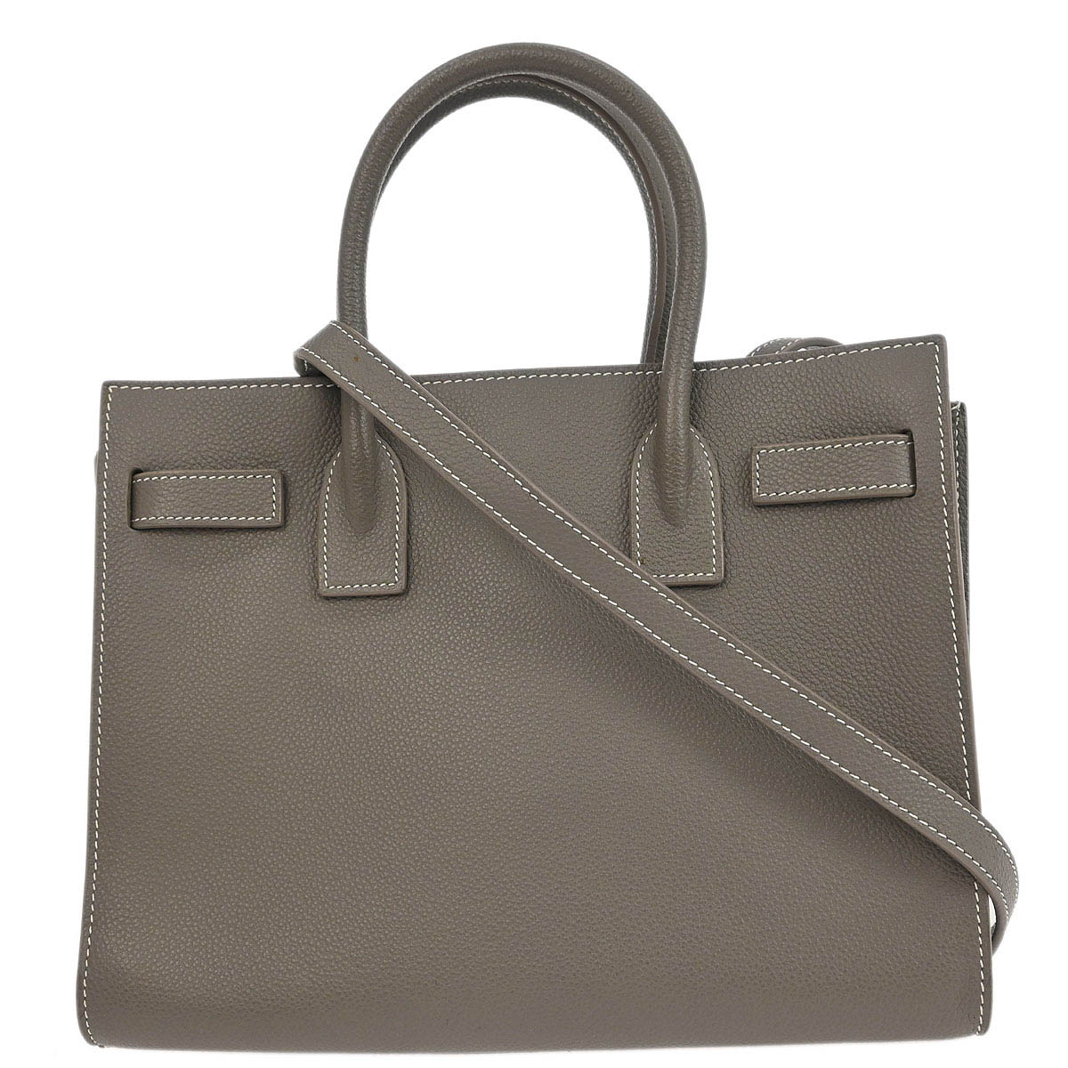 Saint Laurent Gray Sac de Jour 2way Shoulder Handbag