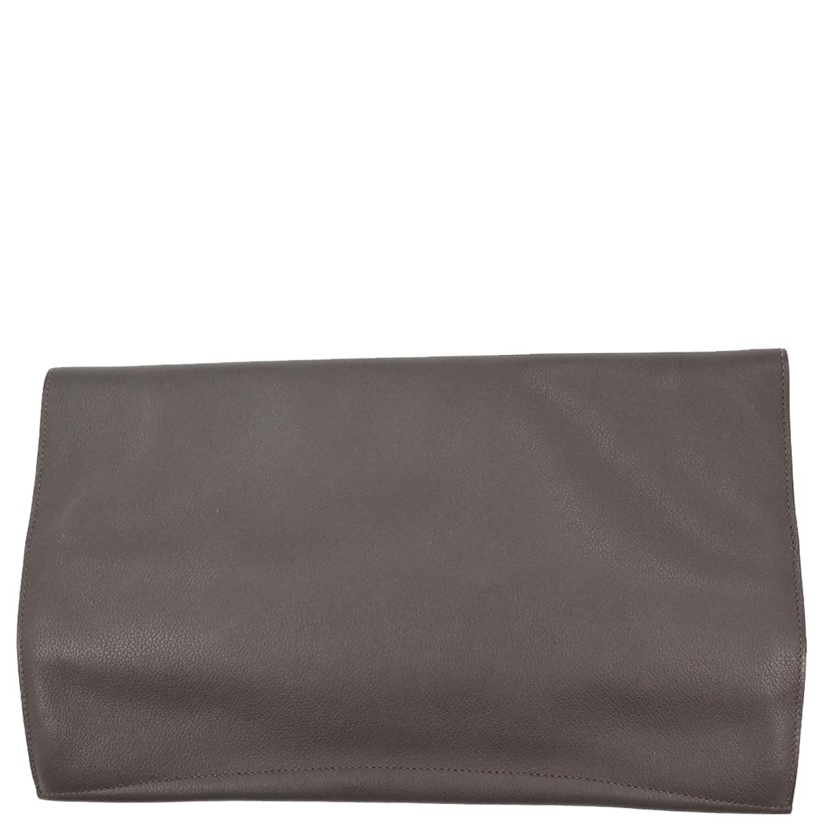 Hermes Etain Evercolor Pliplat Clutch Bag