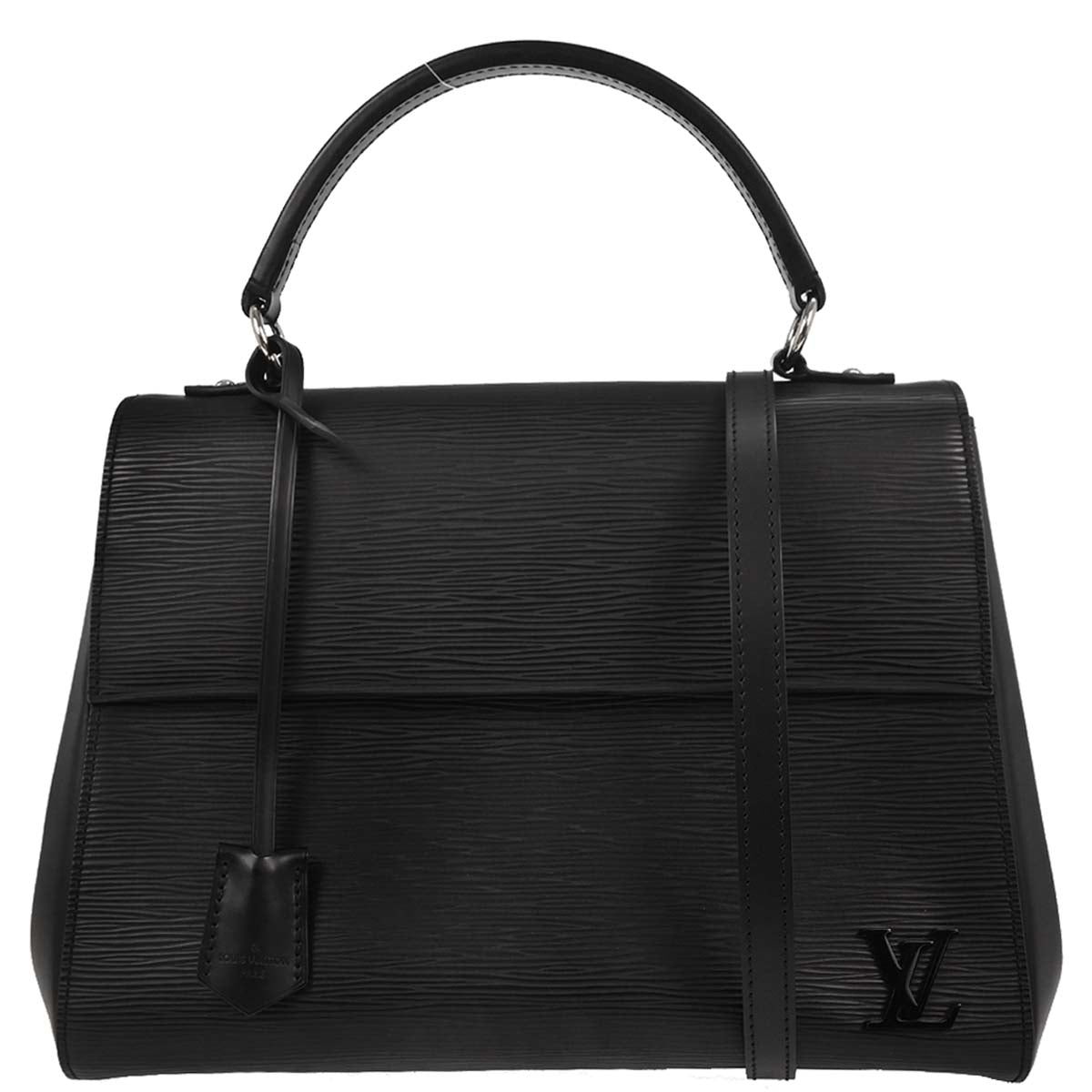 Louis Vuitton Black Epi Cluny MM 2way Shoulder Handbag M41302