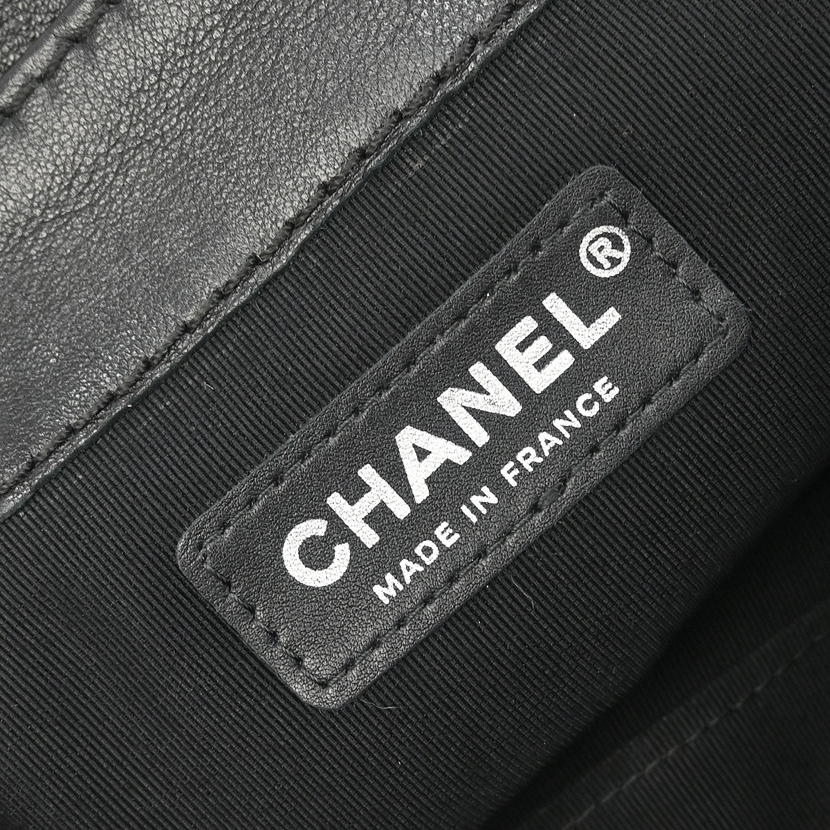 Boy 2013-2014 Reverso Chanel Black Lambskin New Medium Shoulder Bag