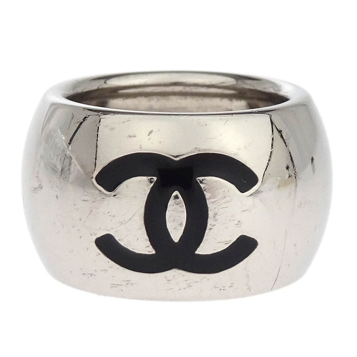 Chanel Ring Silver #52 B12W