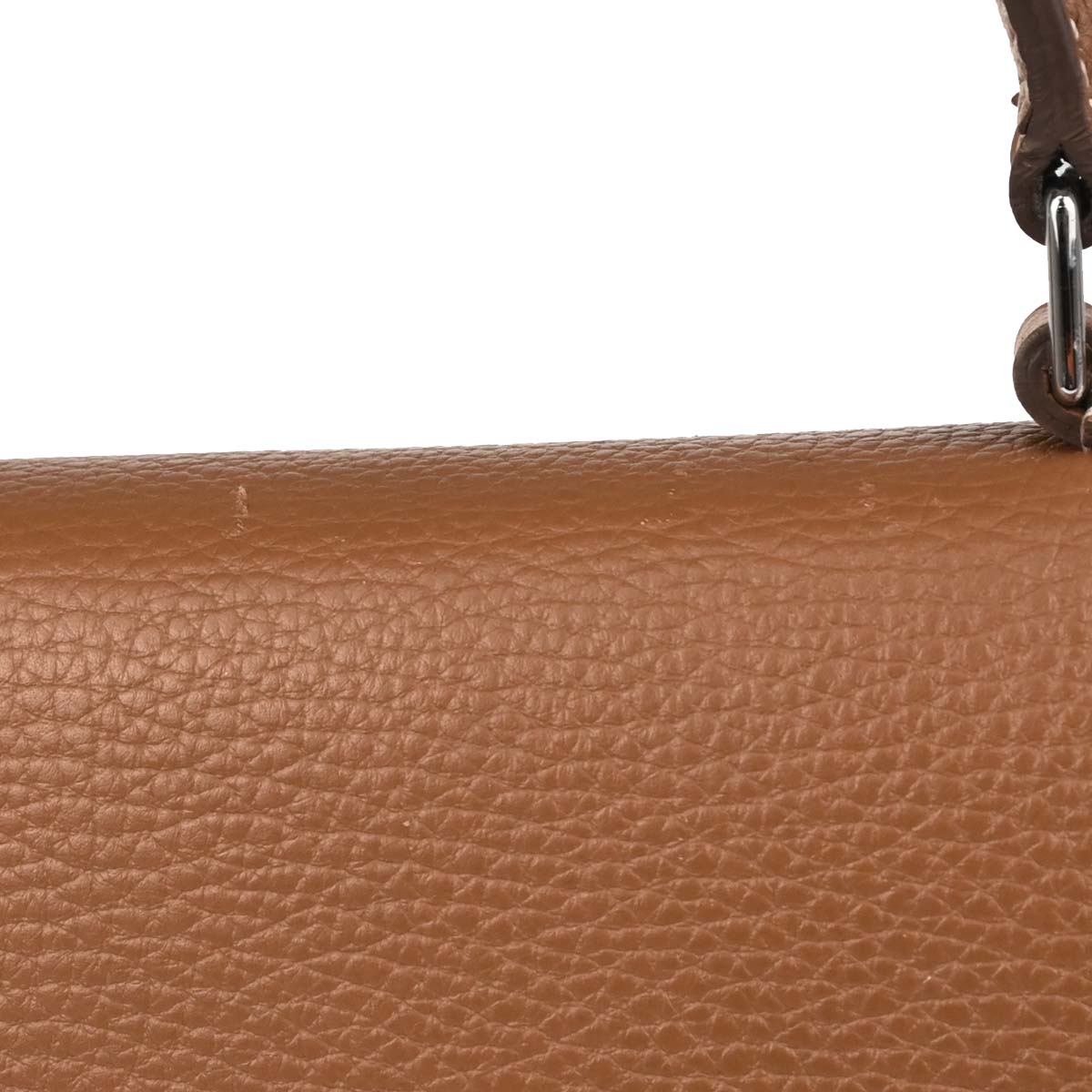 Hermes Gold Taurillon Clemence Kelly Depeche 38 Business Handbag