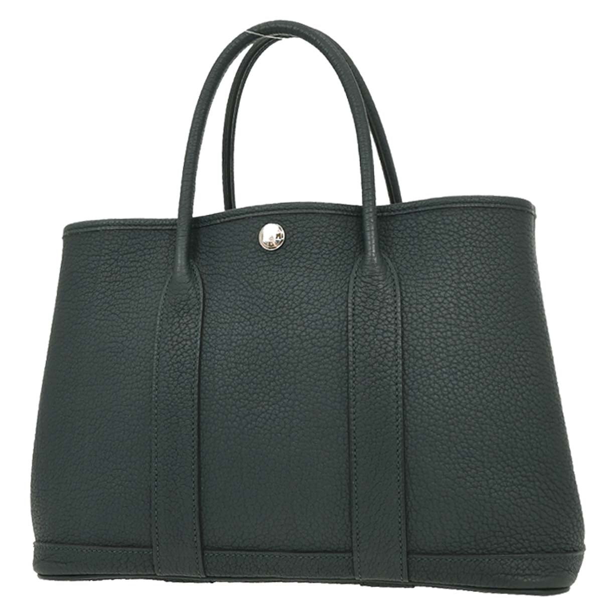 Hermes Navy Negonda Garden Party 30 TPM Tote Handbag